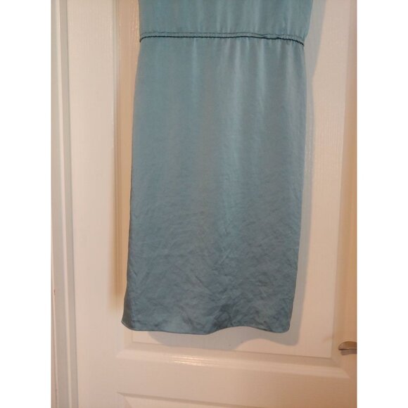 Elie Tahara Shimmer Satin Faux Wrap Sleeveless Business Career Dress 12 - Picture 11 of 14